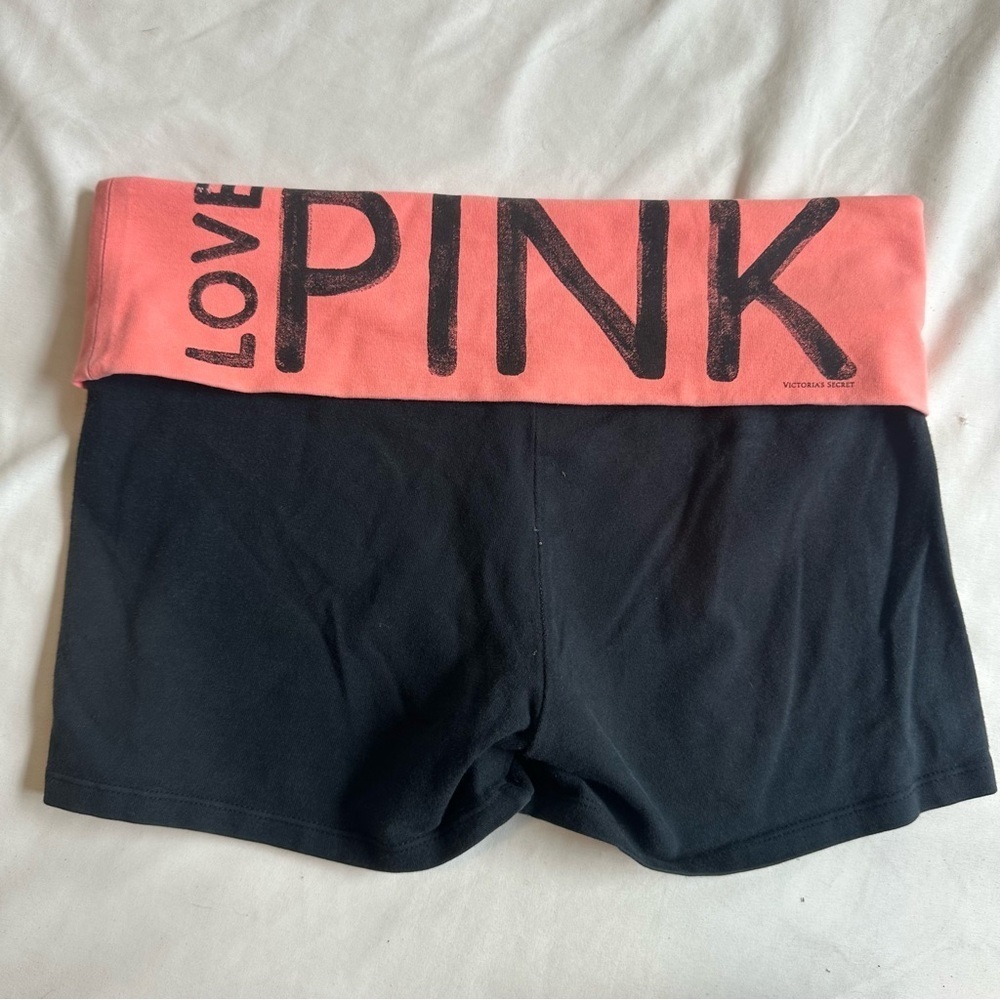 Y2K PINK Victoria Secret YOGA SHORTIE SHORTS
